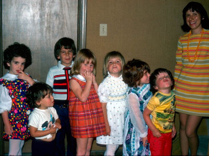  at Dave's fifth birthday, 18 May 1973